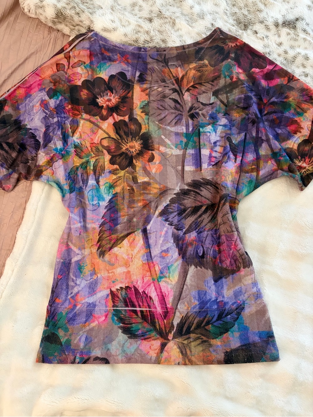 Westbound Sheer Floral Rhinestone Mesh Top ✨ - Picture 6 of 10